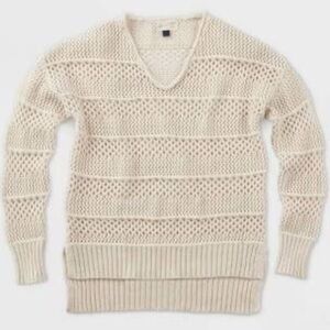UNIVERSAL THREAD open knit crochet pullover sweater